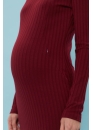 Платье для беременных и кормящих мам Super Ma вишневое